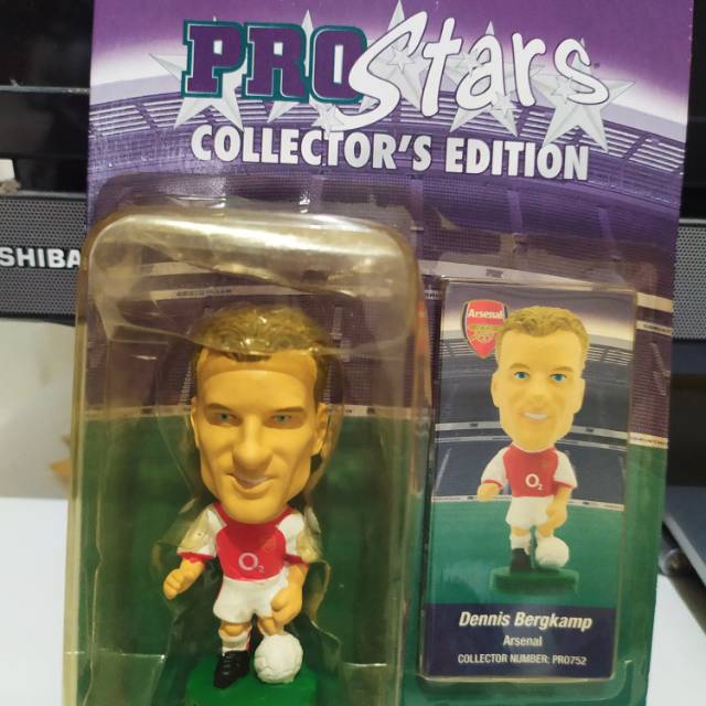 Dennis Bergkamp - Arsenal FC Legend - Prostar Prostars Corinthian Figure - Segel