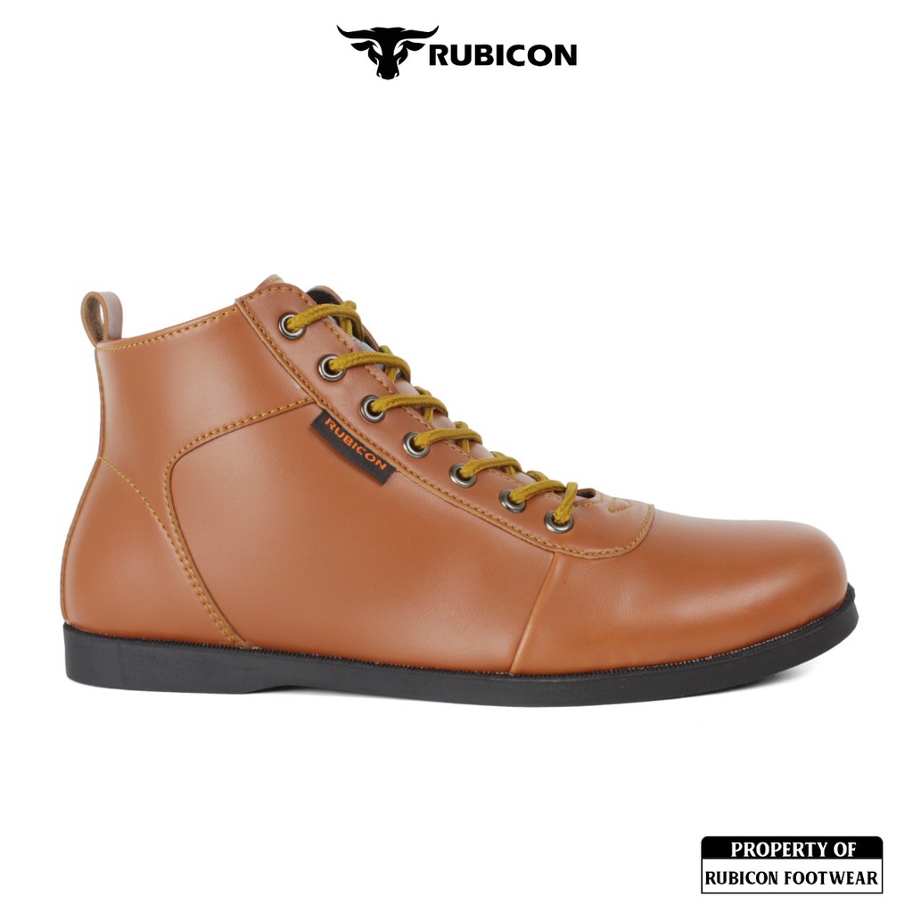 RUBICON SEPATU CASUAL PRIA KULIT SINTETIS ORIGINAL EXCLUSIF SEPATU KANTOR KERJA PENTURA