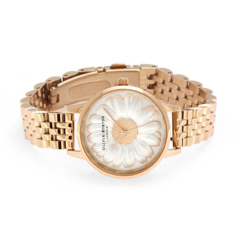 [ORIGINAL 100%] Jam Tangan Wanita Original Olivia Burton Olivia Burton 3d Daisy Ob16fs102