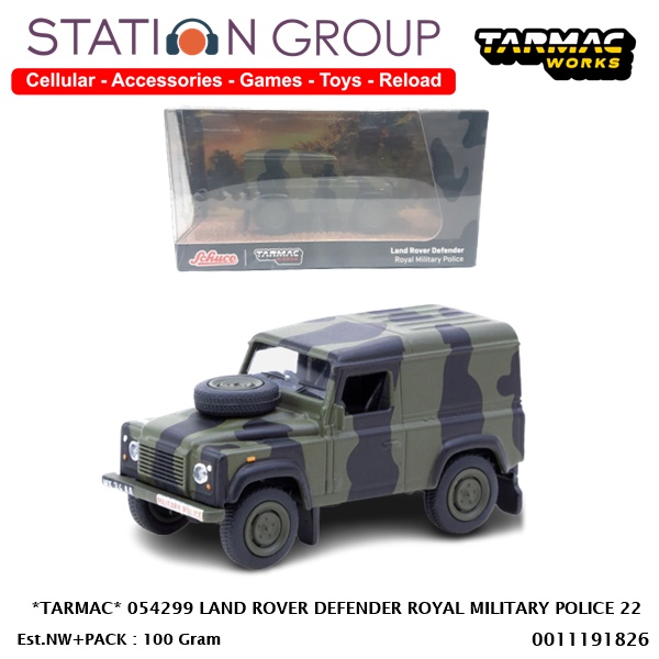 TARMAC 054299 LAND ROVER DEFENDER ROYAL MILITARY POLICE 22 - DIECAST