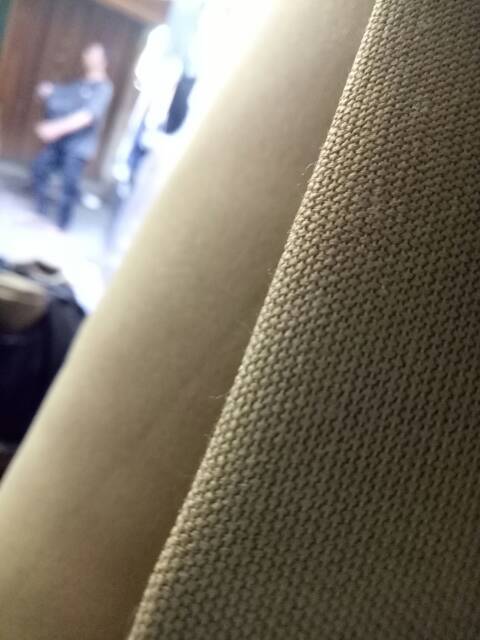 Bahan Kain Kanvas Polyester Tebal 100% Canvas Poly PE Premium Totebag print  sublime sublim tas kaku | Shopee Indonesia