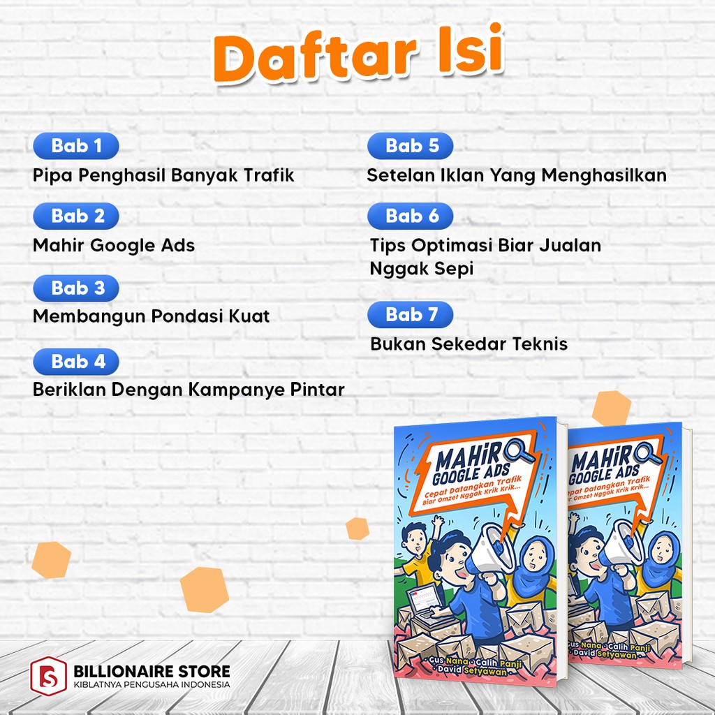 Buku Mahir Google Ads - MGA - Buku Bisnis Billionaire Store