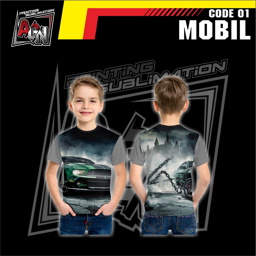 kaos full print anak custom