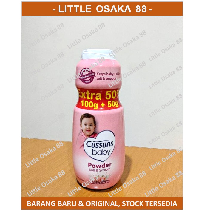 Cussons Baby Powder Bedak 100 gr + ekstra 50 gr