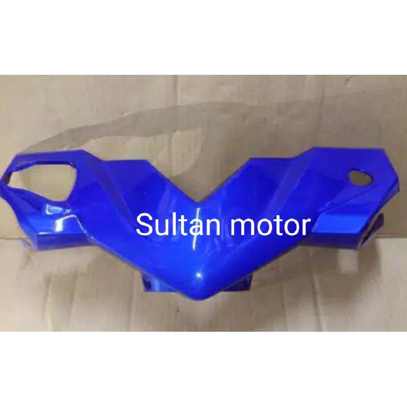 Batok depan beat karbu biru