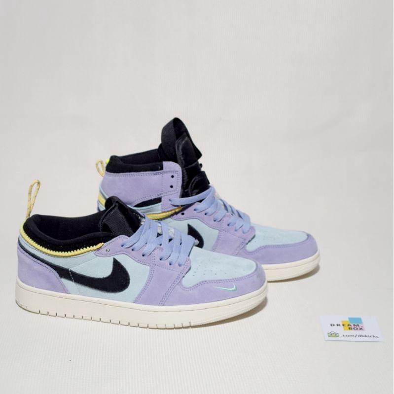 AIR JORDAN 1 SWITCH PURPLE 2 IN 1 ORIGINAL MATERIAL 100%