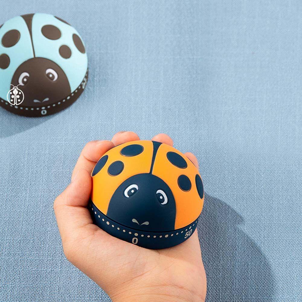 [Elegan] Timer Dapur Ladybug Multifungsi Belajar Rumah Tangga Shower Rumah Alarm Jam