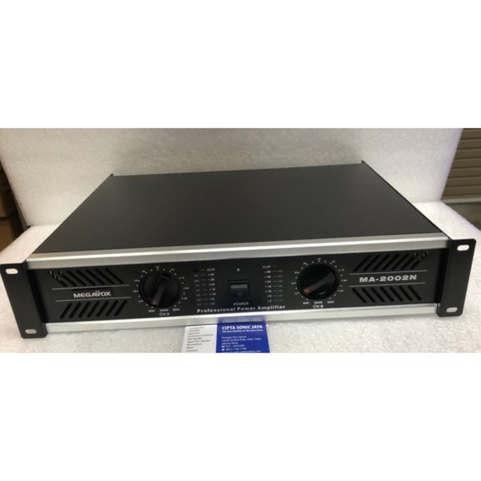 (PETI KAYU) Power Amplifier Megavox Ma2002 N .  MA 2002 N