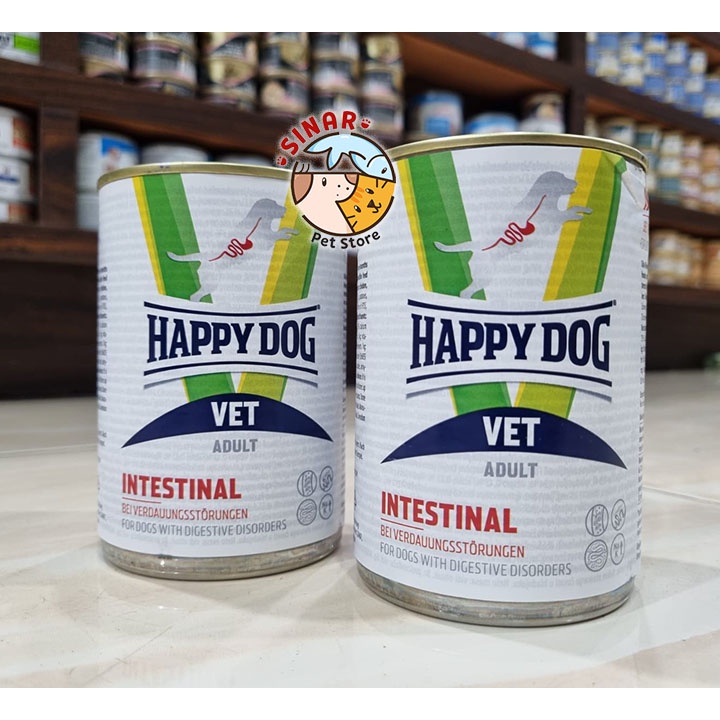 Happy Dog Vet Intestinal 400GR Makanan Basah Kaleng Anjing Pencernaan Stomach Perut Canned Gastro