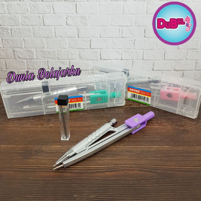 

Jangka Set / Math Set MS-75 Joyko / Warna Mix