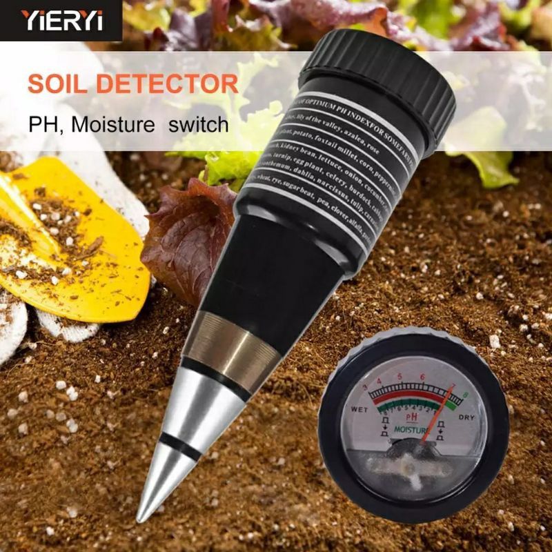 High Sensitivity 2 in 1 Pen Type PH Meter Soil Humudity Moisture Tester Alat Kelembaban Tanah