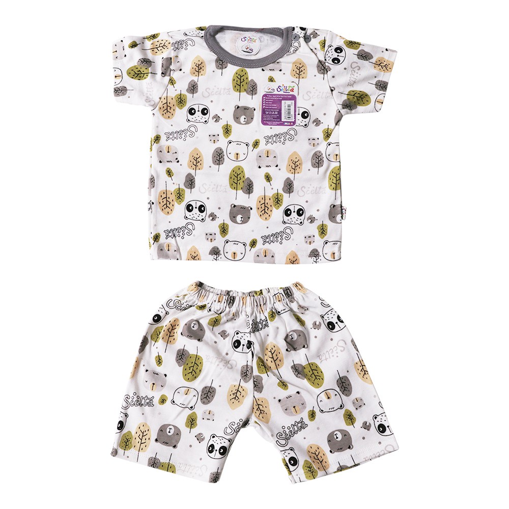 Setelan baju anak Katun Setelan pendek Scelta baby Kids motif animal lucu