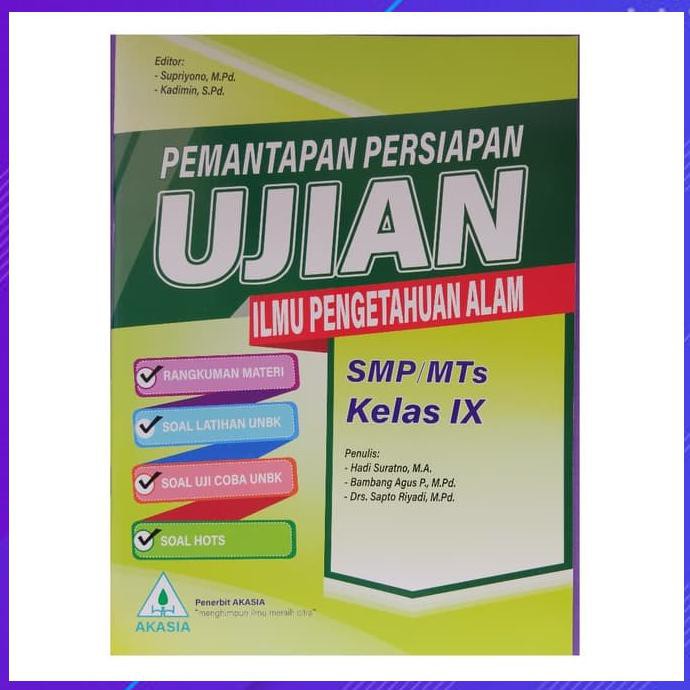 Kumpulan Soal Smp Akasia 2020 Ipa Pemantapan Persiapan Un Smp 2020 Bk4495 Shopee Indonesia