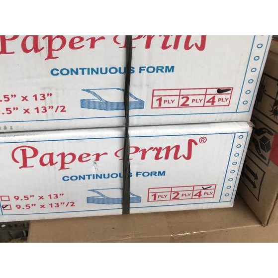 

✥ Kertas Continuous Form Paper Print 9.5 x 13/2 4 ply ✫
