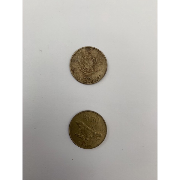 koin 50 rupiah komodo tahun 1995