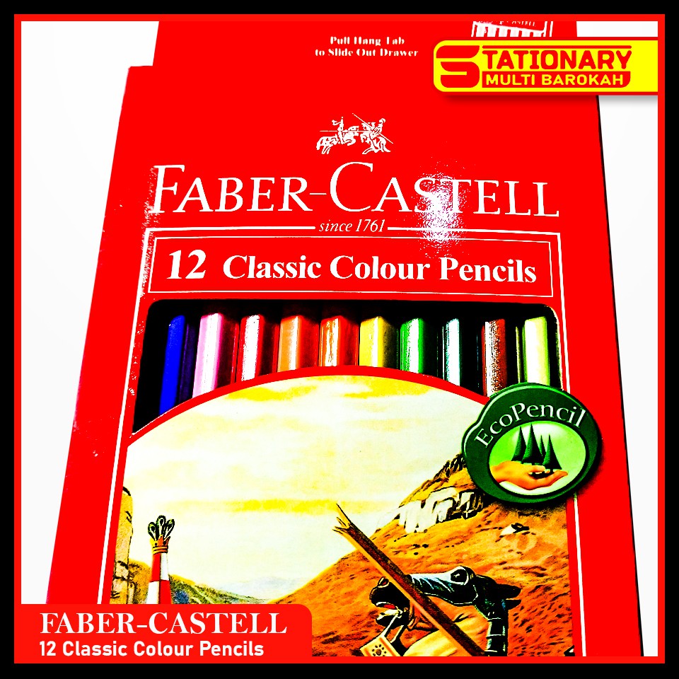 

Pensil Warna Faber-Castell Watercolour Pencils 12 Warna