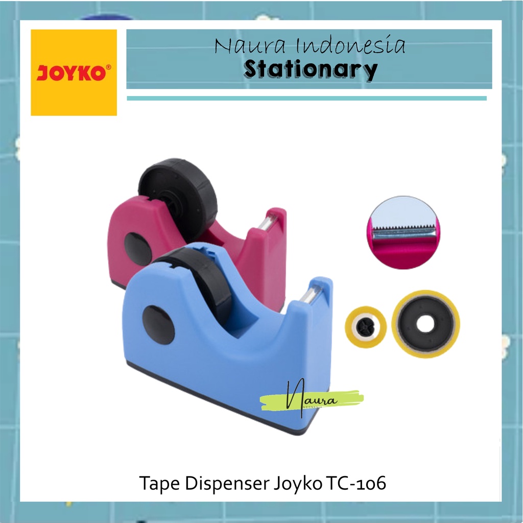 

Tape Dispenser Joyko TC-106 | Tape Cutter Pemotong Pita Perekat Joyko TC-106