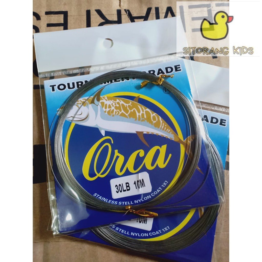 [Promo] Kawat Neklin Pancing 30lb 60lb 10meter 7x1 Murah Terbaik
