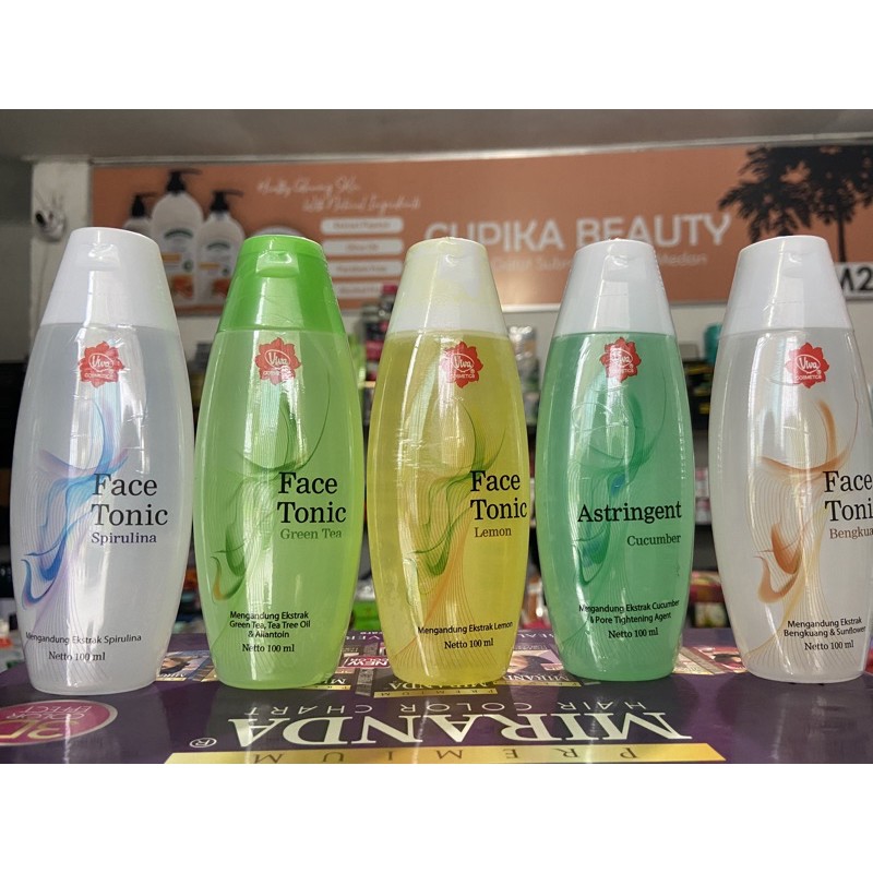 &lt;a.x&gt; ALL VARIANT - viva face tonic 100 ml - viva astrigent - viva toner wajah - viva tonic greentea