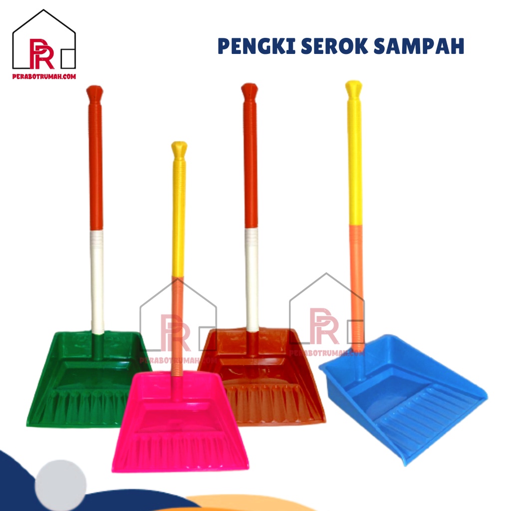 Serok Sampah - Pengki Warna / Engkrak Serokan / Pengki Set Pembersih Rumah