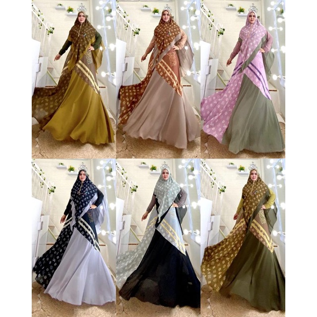 DRESA ELVA PREMIUM SET SYARI BY YODIZEIN SYARI