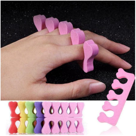 SEPASANG PEMISAH JARI NAIL ART ALAT MANICURE / FINGER TOE SEPARATOR ISI 2PCS MURAH