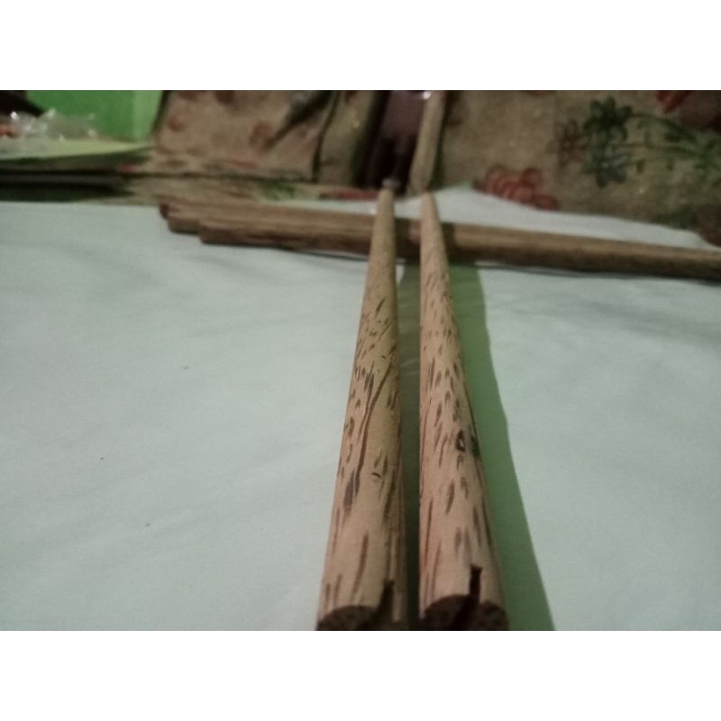 tangkringan burung Lovebird Dowel kayu kelapa 1pasang