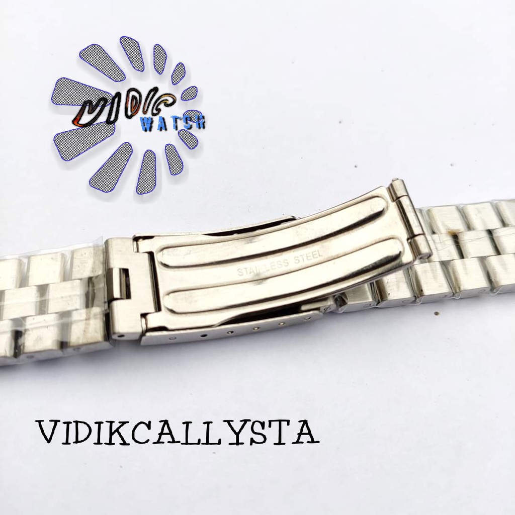 Rantai Jam Tangan Seiko 19mm Tali strap Watch Seiko Replacement 19mm full stainless steel 19 MM