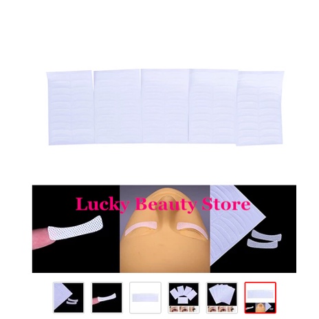 sticker bantalan mata non woven untuk extension eyelash tape eyepad extensionpad kertas bulu mata eyepath