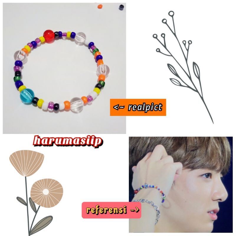 gelang JUNGKOOK bts korea