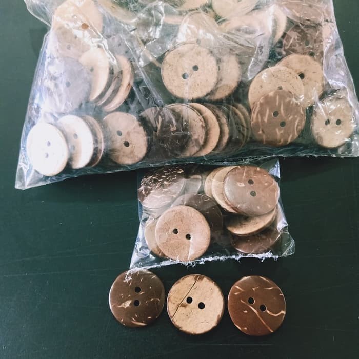 kancing batok 20L ( 1,3cm ) isi -+ 1000 biji per bungkus