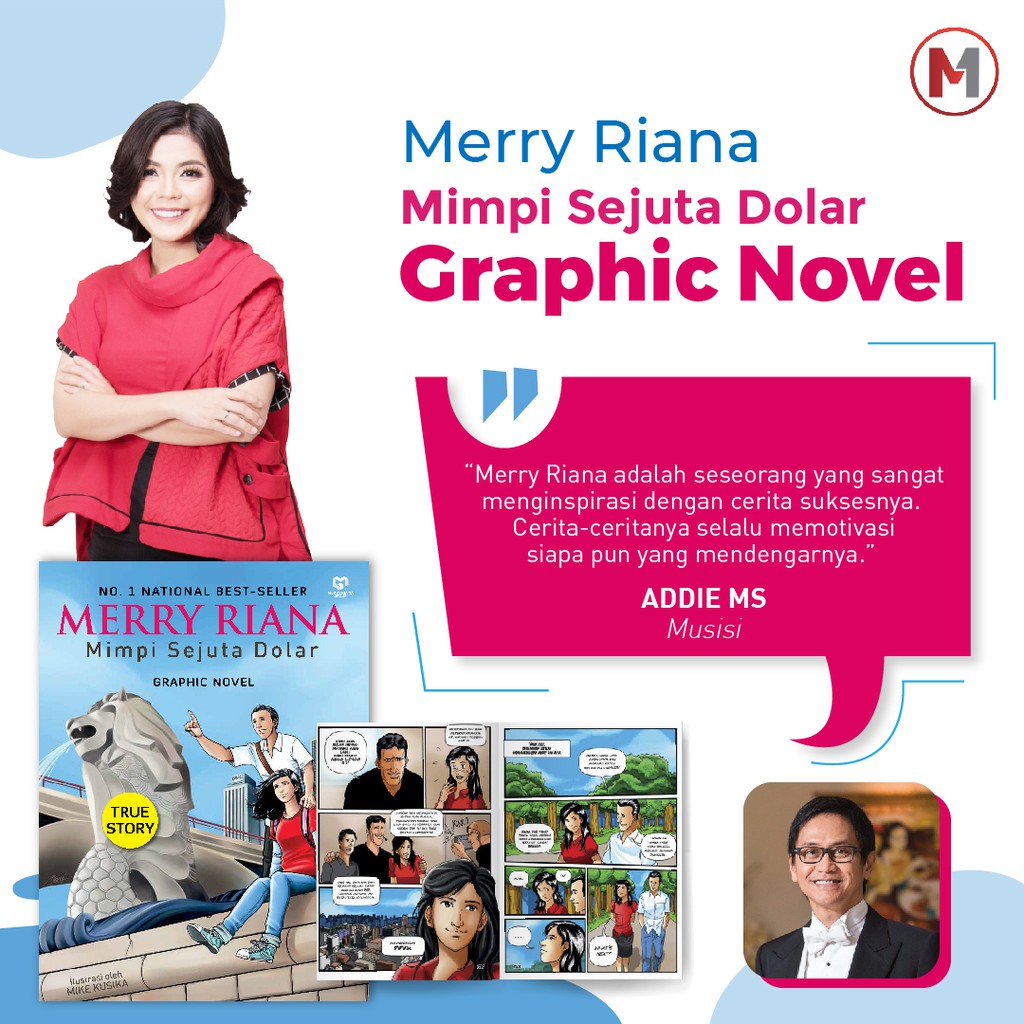 Jual Komik Merry Riana : Mimpi Sejuta Dolar (Graphic Novel) - True Story -  Inspiratif Motivasi Indonesia|Shopee Indonesia