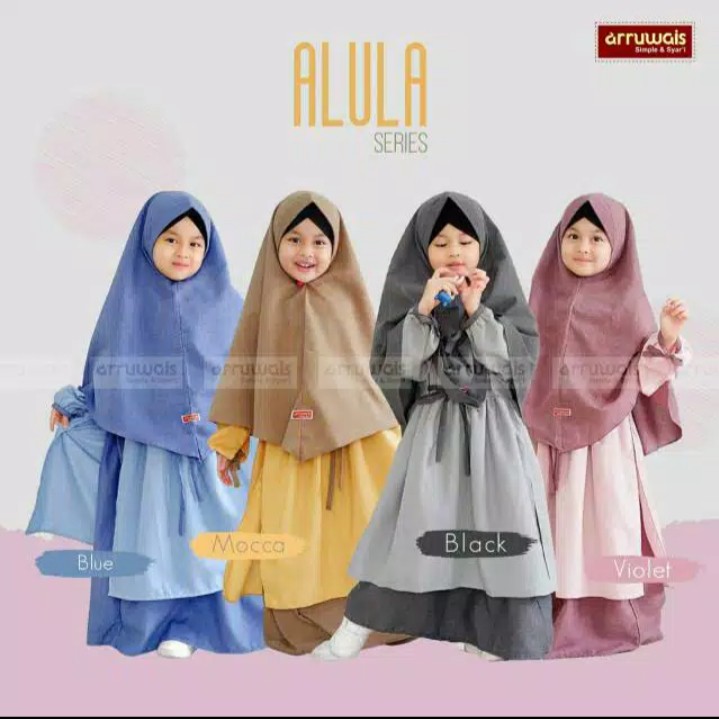 Gamis Couple Ibu dan Anak "Alula Series " by Arruwais/Baju Gamis/Baju Gamis Anak