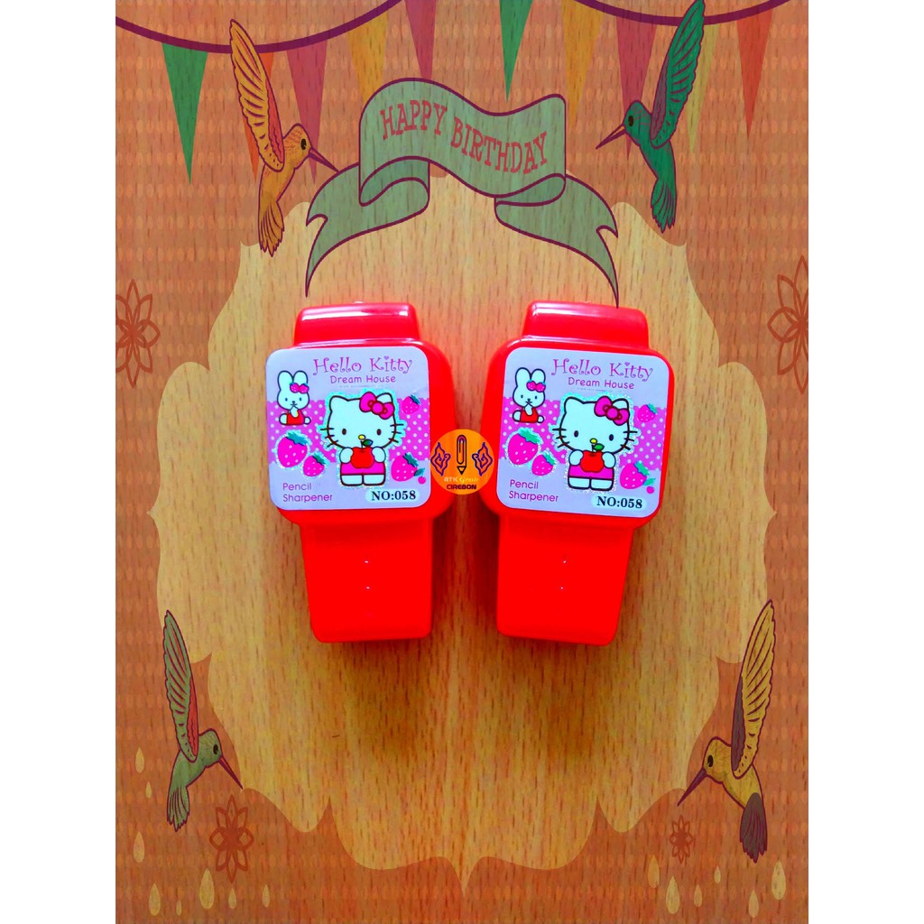 

Rautan Pensil Fancy 2 Lubang Im145 S-058 Sharpener Hello Kitty