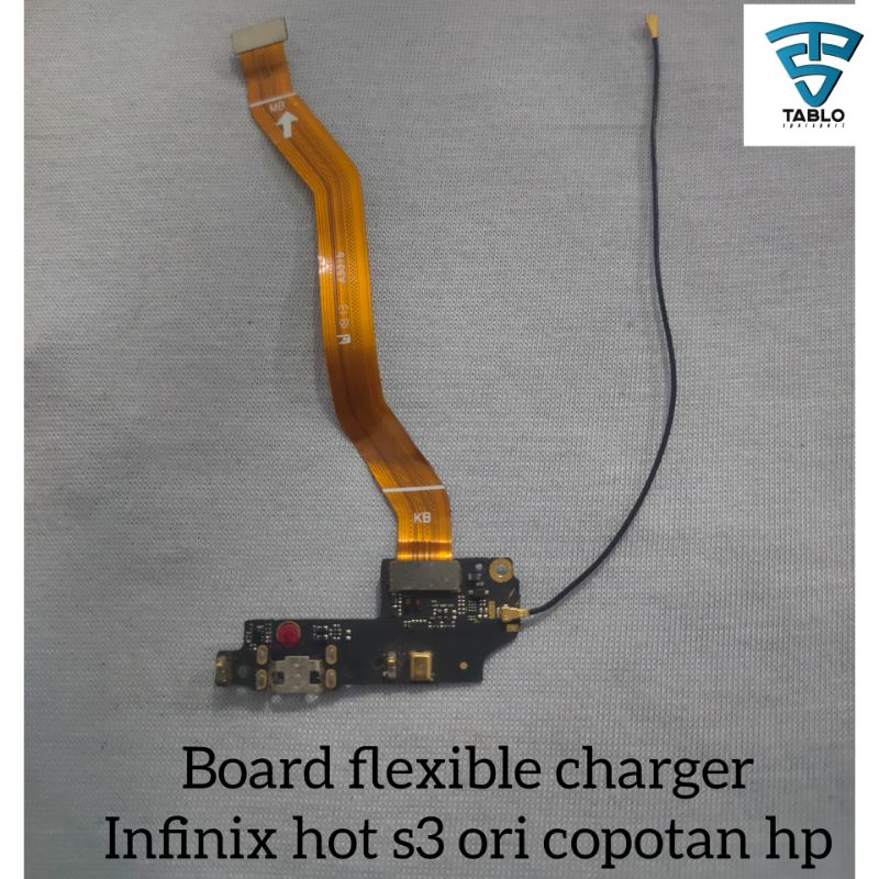 flexible board konektor cas Infinix hot s3 ori copotan hp