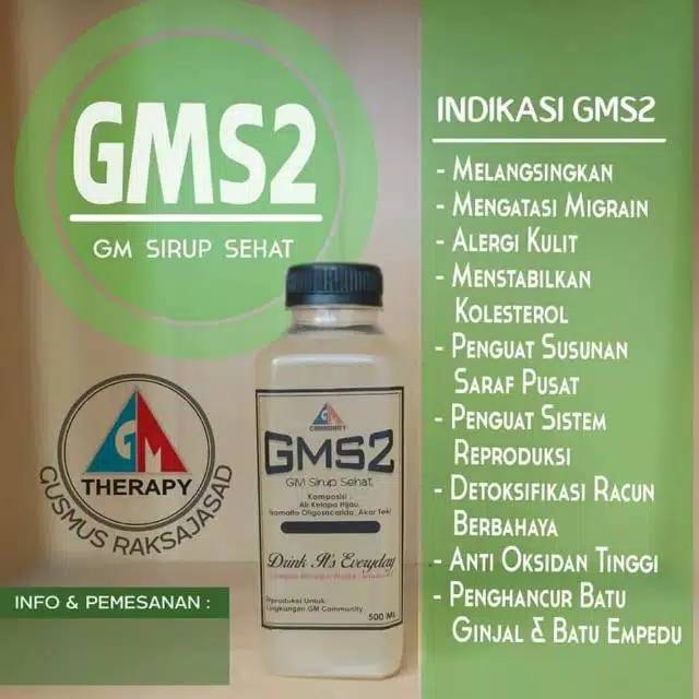 GMS2 mengobati batu ginjal original gusmus therapy