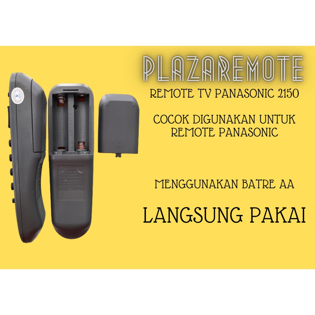 REMOTE TV TABUNG CRT PANASONI ABU MODEL 2150 NON MULTI