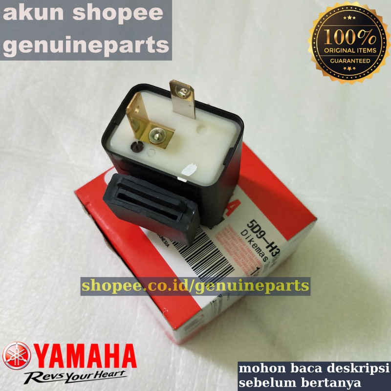 RELAY FLASHER MITSUBA LAMPU SEN SEIN YAMAHA VEGA ZR. VEGA RR. MIO J. MIO M3. MIO GT. XEON RC. SOUL G