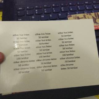  Kertas  stiker  glossy mengkilap A3  isi 50 lembar Shopee 