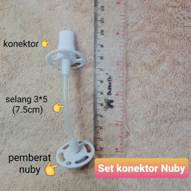 Nuby Sedotan Pemberat Pengganti / Spare Part Botol Minum Bayi MPASI