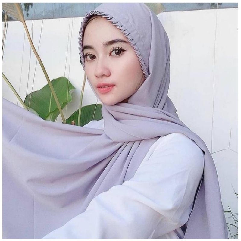 KCB PASHMINA TALI LIPIT - Hijab Pashmina Sabyan Tali Terbaru trendy