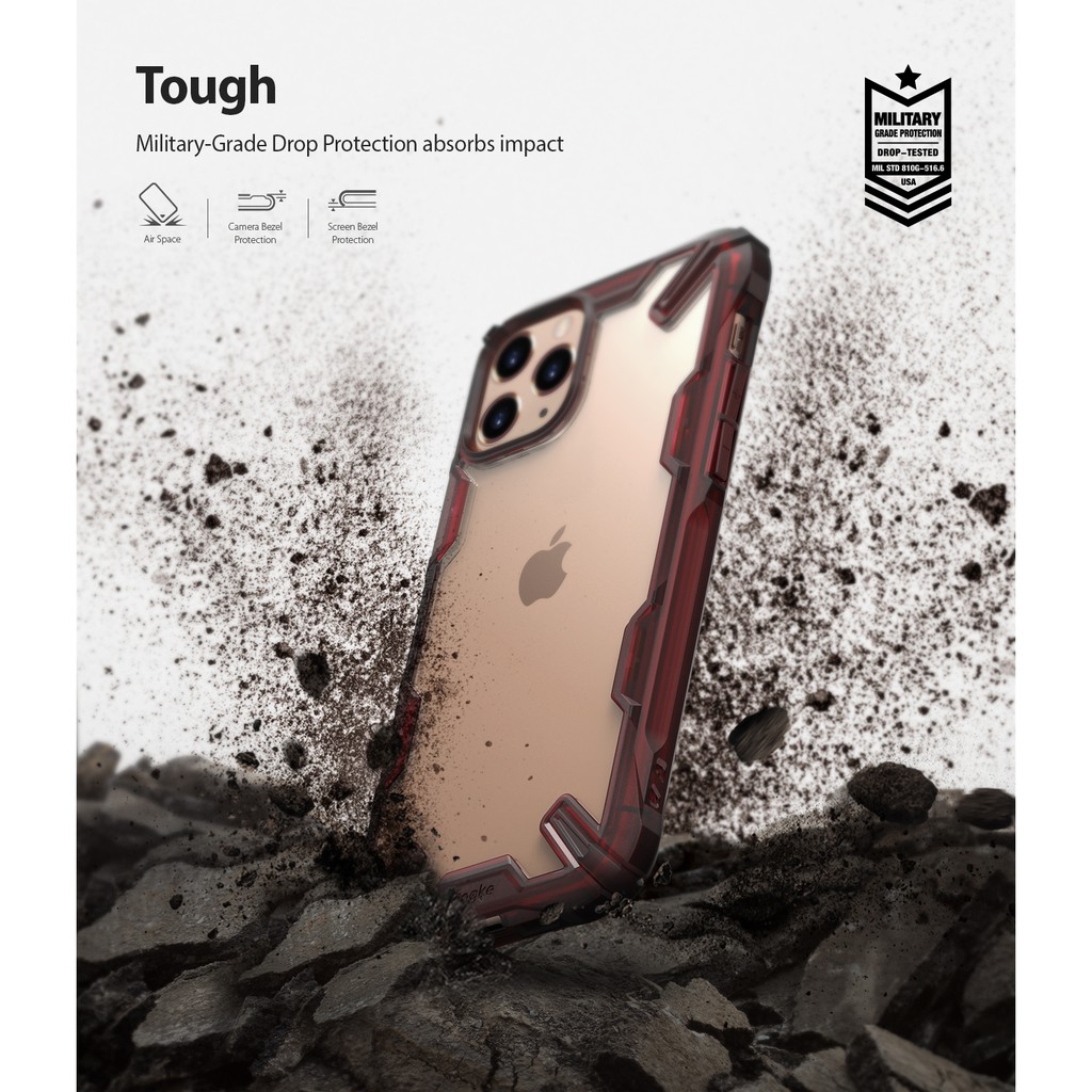 Ringke iPhone 11 11 Pro 11 Pro Max Fusion X Softcase Anti Crack Armor Tipis Tahan Banting