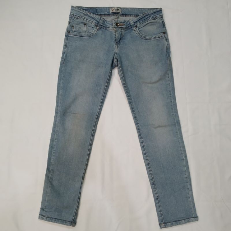 Lois jeans blue bleech skinny