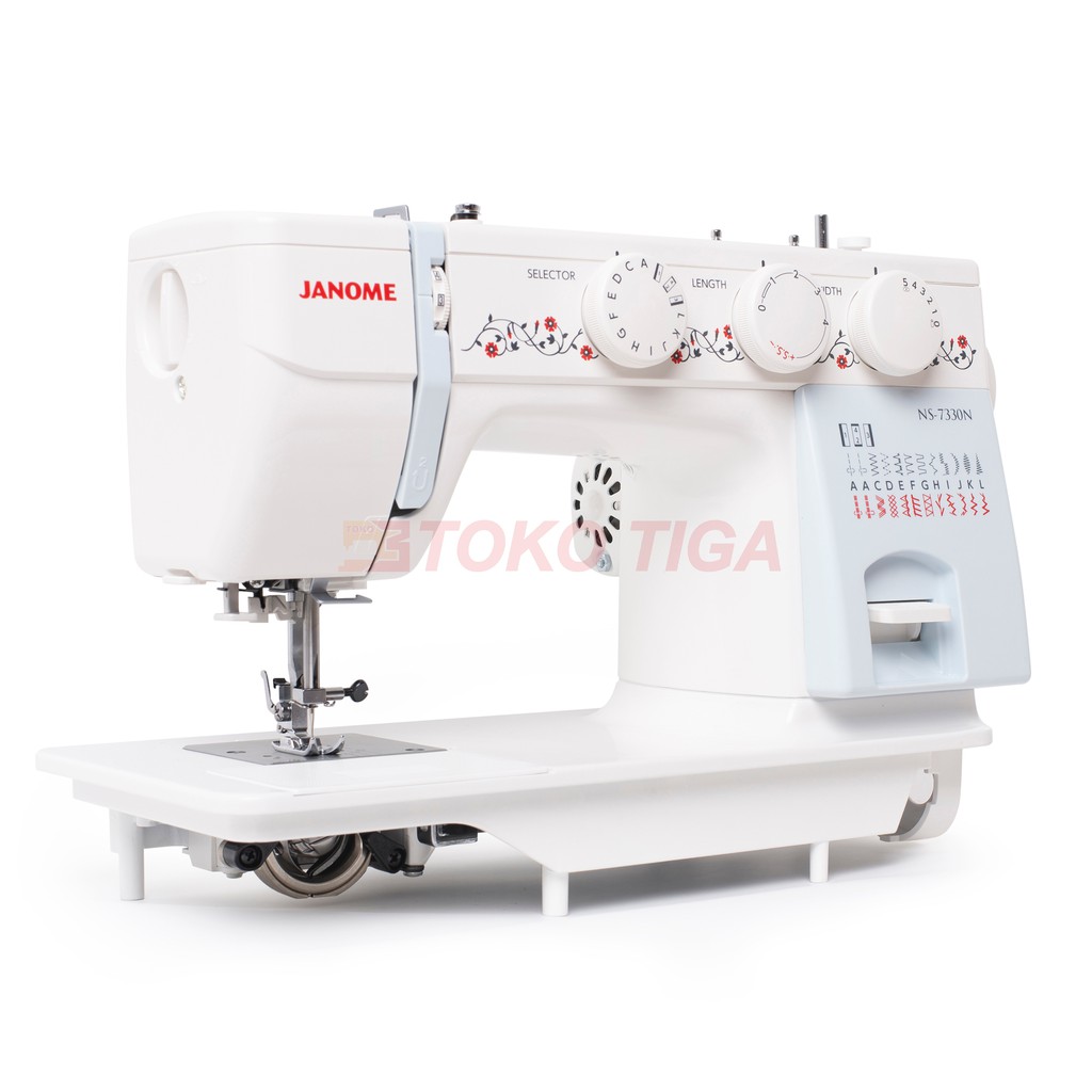 Mesin Jahit Semi Portable JANOME NS 7330 N / NS 7330N (Body Besi)