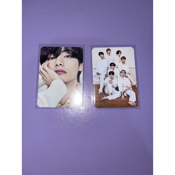[Booked] Pc Taehyung / V dicon japan bundle group ot7 white putih bts photocard official