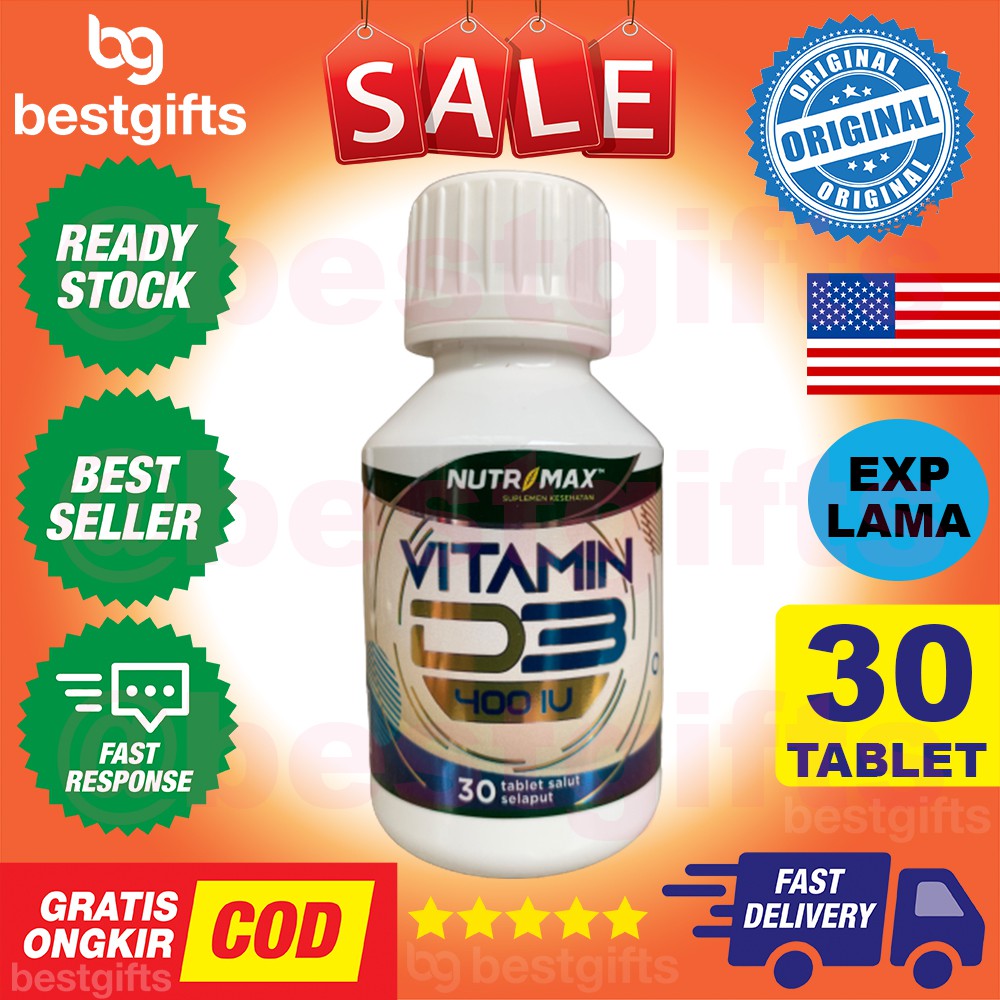 NUTRIMAX VITAMIN D3 400 IU 30 TABLET