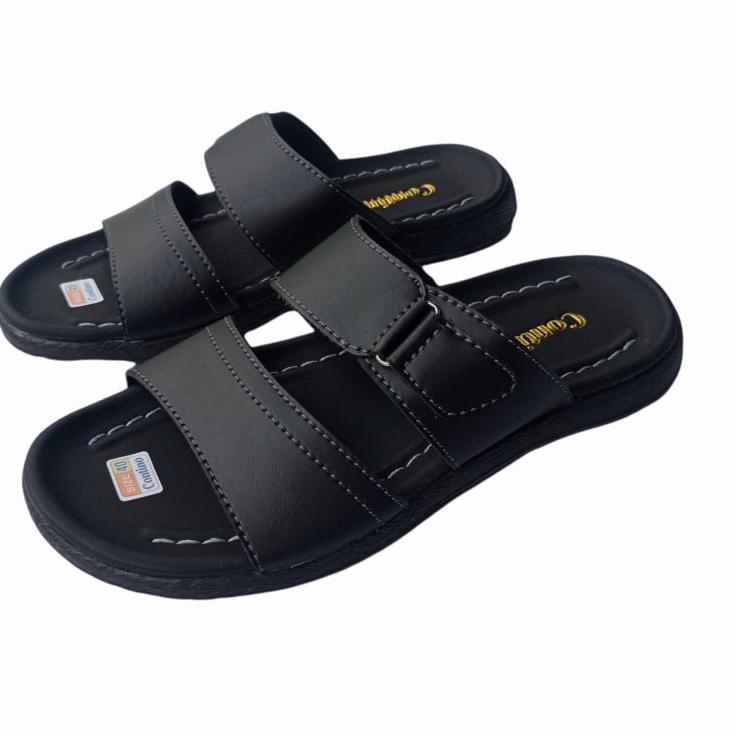 [RGJ.15Jn22ι] Sandal Slop Pria Casual - Sanda Pria Contino Dijamin Berkualitas Sesuai Foto - Sandal 