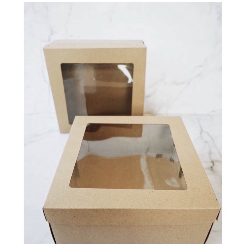 

Kotak Box Mika Laminating 22x22x10 cm - Untuk Packaging Bolu Kue Lapis