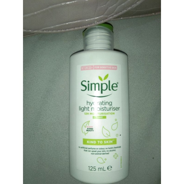 simple hydrating light moisturizer preloved