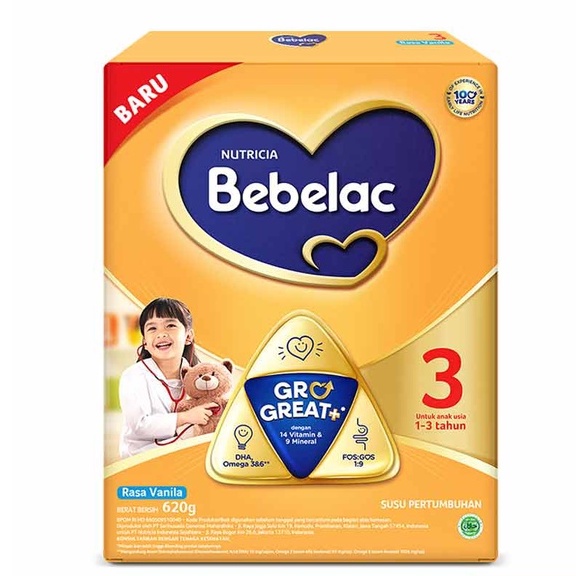 Bebelac 3 Vanila 620gr / Toko Makmur Online